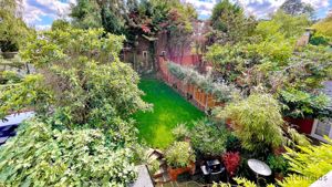 Garden from above- click for photo gallery